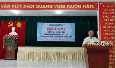 Tổng kết năm học 2022 - 2023, triển khai nhiệm vụ năm học 2023 - 2024 đối với giáo dục trung học và giáo dục thường xuyên
